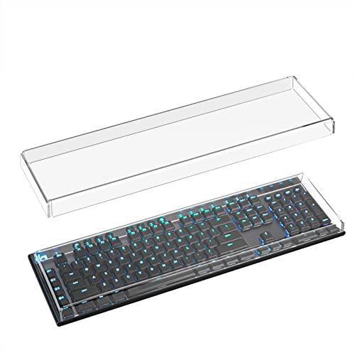 Geekria Tastatur-Staubschutz in voller Größe, transparente Acryl-Tasten-Abdeckung für 6 spezielle G-Tasten-Computer-Tastatur, kompatibel mit Logitech G915, G815 LIGHTSPEED RGB mechanisches Gaming von GEEKRIA