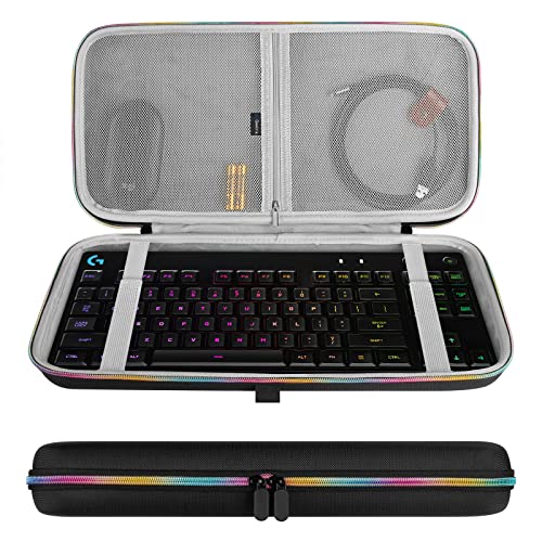 Geekria Tenkeyless TKL Tastaturhülle, Hartschale Reisetasche für 80% 87 Tasten Computer Mechanische Gaming Tastatur, Kompatibel mit Logitech G Pro, Razer Huntsman Turnier Edition TKL von GEEKRIA