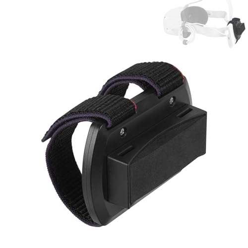 GEEKRIA VR-Batteriegurt, kompatibel mit Meta Quest 3 2 Elite-Gurt, HTC Vive Deluxe Audio-Gurt, VR-Headset-Power-Ladebank-Befestigungsgurthalterung, VR-Ladegerät-Halterung, Gaming-Zubehör GEEKRIA VR-Batteriegurt, kompatibel mit Meta Quest 3 2 Elite-Gurt, HTC Vive Deluxe Audio-Gurt, VR-Headset-Power-Ladebank-Befestigungsgurthalterung, VR-Ladegerät-Halterung, Gaming-Zubehör von GEEKRIA
