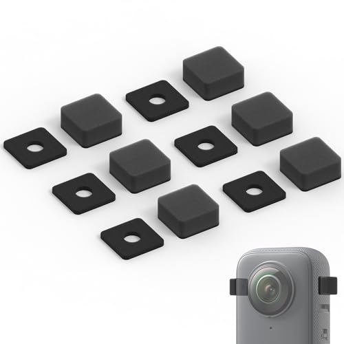 Geekria for Creators Mikrofon-Windschutz, kompatibel mit Insta360 X4, X3 Action-Kamera, Premium-Windgeräuschunterdrückung, Mikrofon-Windschutzscheiben-Schaumstoff (6 Stück) von GEEKRIA