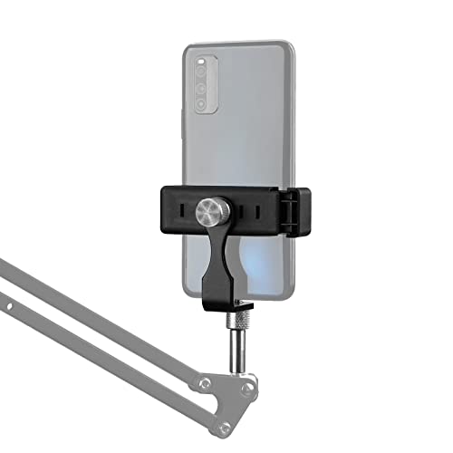 Geekria for Creators Smartphone Tripod Mount Adapter with 1/4 Inch Mount Screw, Phone Holder for Microphone Arm Stand, Tripods, Camera Stand, Compatible with Apple íPhone 16/16 Plus, 15 Geekria for Creators Smartphone Tripod Mount Adapter with 1/4 Inch Mount Screw, Phone Holder for Microphone Arm Stand, Tripods, Camera Stand, Compatible with Apple íPhone 16/16 Plus, 15 von GEEKRIA