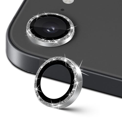 GEEMEE für Panzerglas für iPhone 16e Kameraschutz, Aluminiumlegierung Rand & HD 9H Gehärtetem Kamera Schutzfolie, Anti-Kratzn dividuelle Ring aus Metall Linse Folie - Silber GEEMEE für Panzerglas für iPhone 16e Kameraschutz, Aluminiumlegierung Rand & HD 9H Gehärtetem Kamera Schutzfolie, Anti-Kratzn dividuelle Ring aus Metall Linse Folie - Silber von GEEMEE