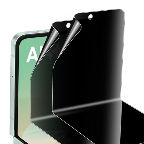 GEEMEE für Samsung Galaxy Z Flip 6/Z Flip6 Privacy Schutzfolie Displayschutz, 2 Stück Anti-Spähen Weich TPU Displayschutzfolie Blasenfreie Blickschutzfolie Anti-Spy Folie GEEMEE für Samsung Galaxy Z Flip 6/Z Flip6 Privacy Schutzfolie Displayschutz, 2 Stück Anti-Spähen Weich TPU Displayschutzfolie Blasenfreie Blickschutzfolie Anti-Spy Folie von GEEMEE