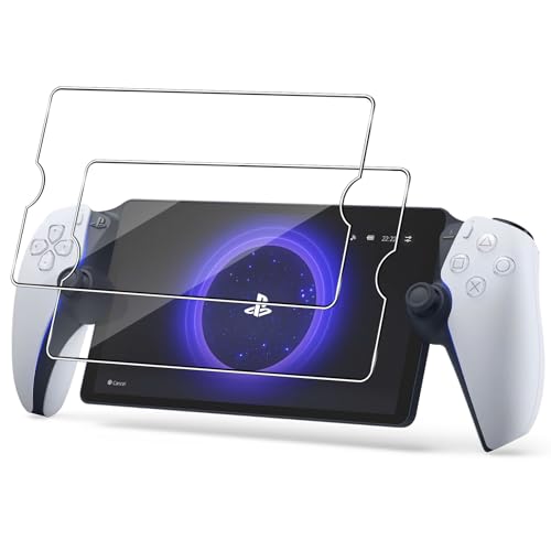 GEEMEE für Sony PS5 Playstation Portal für Panzerglas Schutzfolie, 2 Stück 9H Filmhärte Gehärtetem Schutzglas Hohe Empfindlichkeit Displayschutzfolie von GEEMEE