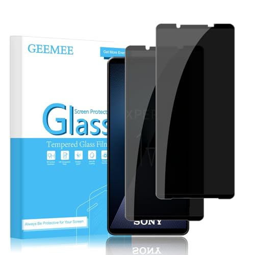 GEEMEE für Sony Xperia 1 VII für Panzerglas Sichtschutz Schutzfolie, 2 Stück 9H Härte Privacy Blasenfreie Anti Spy Blickschutzfolie, 30° Privacy Gehärtetem Glas, Bläschenfrei Displayschutzfolie GEEMEE für Sony Xperia 1 VII für Panzerglas Sichtschutz Schutzfolie, 2 Stück 9H Härte Privacy Blasenfreie Anti Spy Blickschutzfolie, 30° Privacy Gehärtetem Glas, Bläschenfrei Displayschutzfolie von GEEMEE