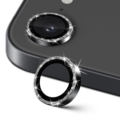 GEEMEE für iPhone 16e Kameraschutz für Panzerglas, Aluminiumlegierung Rand & HD 9H Gehärtetem Kamera Schutzfolie, Anti-Kratzn dividuelle Ring aus Metall Linse Folie - Glänzendes Schwarz GEEMEE für iPhone 16e Kameraschutz für Panzerglas, Aluminiumlegierung Rand & HD 9H Gehärtetem Kamera Schutzfolie, Anti-Kratzn dividuelle Ring aus Metall Linse Folie - Glänzendes Schwarz von GEEMEE