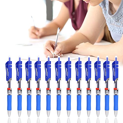GEERYZHE Stifte, 12 -propcs -Gel Stifte Schwarzer Stift mit Papierschachtel für Schüler (BLUE) von GEERYZHE