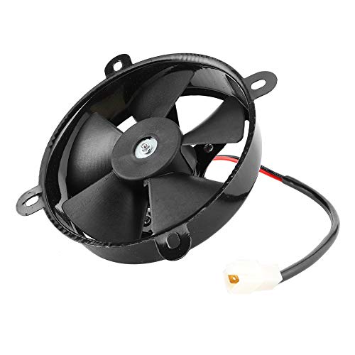 Kühlerlüfterbaugruppe, Iron ABS Electric Kühlerlüfter Kühlerkühlventilator Easy Installation für 150 200 Fahrzeug -ATV von GEERYZHE