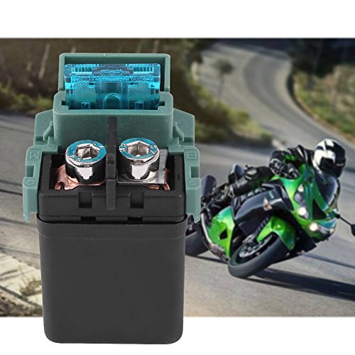 Motorradstarter-Relais, Metallkunststoffstartermagnetrelais-Starter-Solenoid-Relais Einfache Installation für ZX1400 ZX-ZX1000 ZX-10R 600 ZX750 ZX900 ZZR600 ZX636 von GEERYZHE