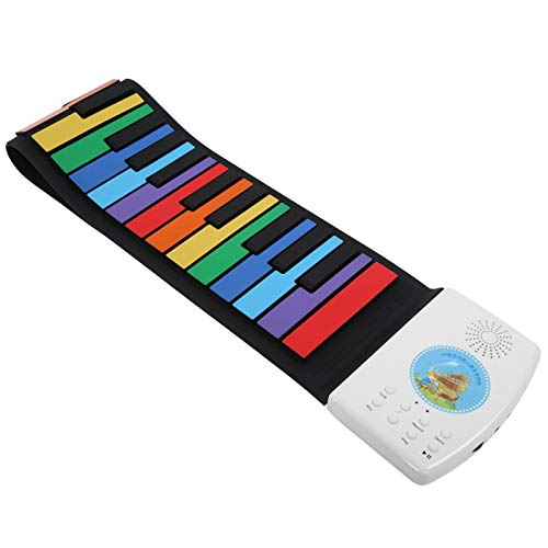 Rollen Sie Tastatur Klavier, Rollen Sie Klavier Silicon 49 Tasten Roll Up Piano Keyboards Hand Roll Piano Bildung Portable Keyboard mit Single -Lautsprecher für Anfänger Rollen Sie Tastatur Klavier, Rollen Sie Klavier Silicon 49 Tasten Roll Up Piano Keyboards Hand Roll Piano Bildung Portable Keyboard mit Single -Lautsprecher für Anfänger von GEERYZHE