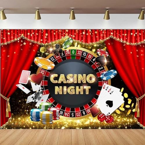 Casino Nacht Fotografie Hintergrund Poker Chip Plattenspieler Würfel Rote Vorhänge Las Vegas Gold Glitter Hintergrund Geburtstag Party Poster 440x300CM Casino Nacht Fotografie Hintergrund Poker Chip Plattenspieler Würfel Rote Vorhänge Las Vegas Gold Glitter Hintergrund Geburtstag Party Poster 440x300CM von GEGEGOzzL