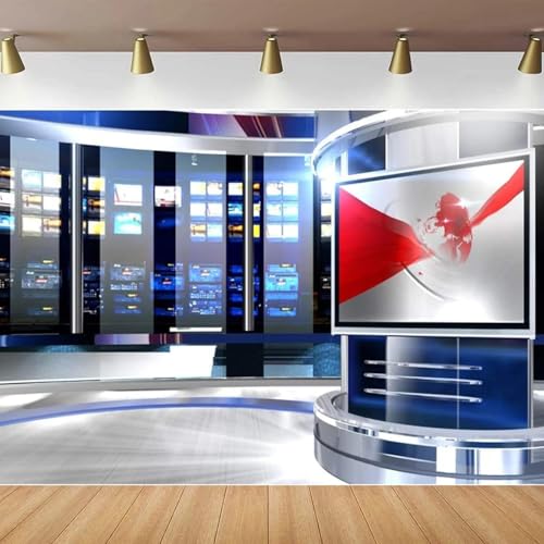 Fernsehsender Programm Aufnahmestudio Fotografie Hintergrund Nachrichtenbericht Rundfunkraum Innenhintergrund Poster Videowand 440x300CM Fernsehsender Programm Aufnahmestudio Fotografie Hintergrund Nachrichtenbericht Rundfunkraum Innenhintergrund Poster Videowand 440x300CM von GEGEGOzzL