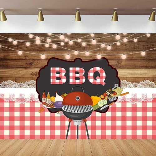 Fotografie-Hintergrund, braunes Holzbrett, Lichterketten, Spitze, Barbecue in der Wildnis, Hintergrund für BBQ-Party, Dekoration, Banner 200x140CM Fotografie-Hintergrund, braunes Holzbrett, Lichterketten, Spitze, Barbecue in der Wildnis, Hintergrund für BBQ-Party, Dekoration, Banner 200x140CM von GEGEGOzzL