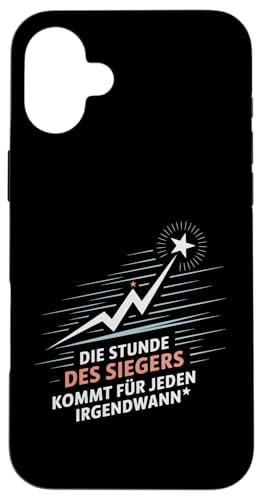 Die Stunde des Siegers kommt für Jeden irgendwann Hülle für iPhone 16 Plus Die Stunde des Siegers kommt für Jeden irgendwann Hülle für iPhone 16 Plus von GEHASST VERDAMMT VERGÖTTERT