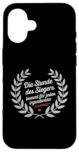 Die Stunde des Siegers kommt für Jeden irgendwann Hülle für iPhone 16 Die Stunde des Siegers kommt für Jeden irgendwann Hülle für iPhone 16 von GEHASST VERDAMMT VERGÖTTERT