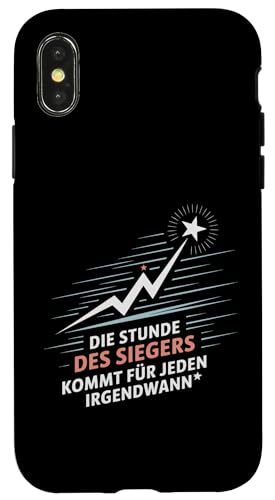 Die Stunde des Siegers kommt für Jeden irgendwann Hülle für iPhone X/XS von GEHASST VERDAMMT VERGÖTTERT