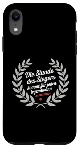 Die Stunde des Siegers kommt für Jeden irgendwann Hülle für iPhone XR Die Stunde des Siegers kommt für Jeden irgendwann Hülle für iPhone XR von GEHASST VERDAMMT VERGÖTTERT