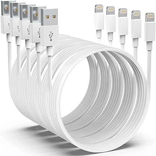 GEJIN iPhone Ladekabel, [Apple MFi Zertifiziert] Lightning Kabel 5Pack-3/3/3/3/3m iPhone Kabel für iPhone 12 11 Pro/XS Max/XR/X/ 8/8 Plus/ 7/7 Plus/ 6s/ 6/6 Plus/5S/5 von GEJIN