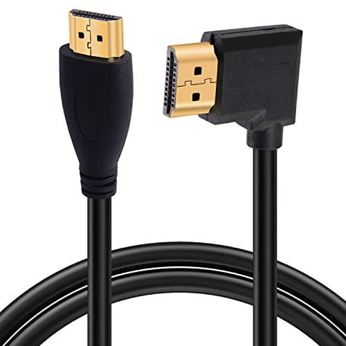 GELRHONR 4K HDMI-Kabel 1.4, Abgewinkeltes HDMI-Stecker auf Steckerkabel 4k@30Hz-1M GELRHONR 4K HDMI-Kabel 1.4, Abgewinkeltes HDMI-Stecker auf Steckerkabel 4k@30Hz-1M von GELRHONR