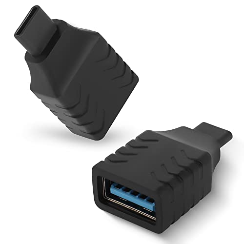 GELRHONR USB C auf USB Adapter, OTG USB Typ A Buchse auf USB C Stecker, USB 3.1 Gen 2 Adapter für Smartphone, Flash-Laufwerke, Laptop, USB-Peripheriegeräte, 2 Stück von GELRHONR