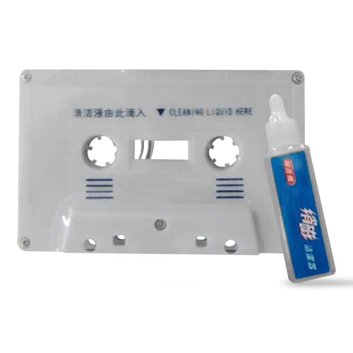 Kassettenreiniger, Kassettenreiniger, Reinigungsflüssigkeiten, Audiokassetten-Kopfpflegelösung, Audio-Kassettenkopfreiniger für Kassettenspieler zu Hause Kassettenreiniger, Kassettenreiniger, Reinigungsflüssigkeiten, Audiokassetten-Kopfpflegelösung, Audio-Kassettenkopfreiniger für Kassettenspieler zu Hause von GENERIC