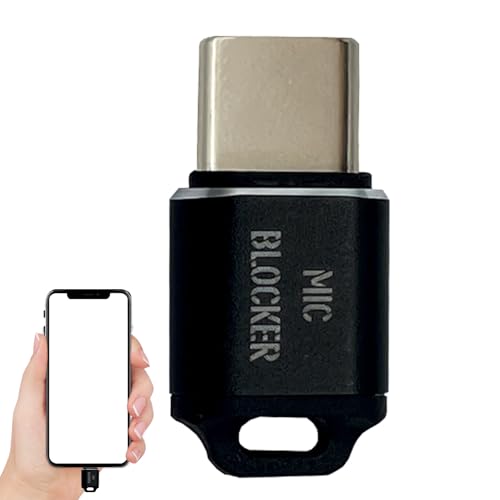 USB C -Mikrofonblocker | Microfon Lock Sound Wachmann | Zuverlässiger Datenschutzschutz Für Reisen, Arbeit, Schule, Urlaub | Breite Kompatibilität, Um Gespräche Sicher Und Zu Halten USB C -Mikrofonblocker | Microfon Lock Sound Wachmann | Zuverlässiger Datenschutzschutz Für Reisen, Arbeit, Schule, Urlaub | Breite Kompatibilität, Um Gespräche Sicher Und Zu Halten von GENERIC