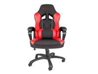 GENESIS SX33, PC-Gamingstuhl, 120 kg, Gepolsterter Sitz, Gepolsterte Rückenlehne, Schwarz, Schwarz, Rot von GENESIS