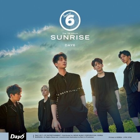 DAY6 [SUNRISE] 1st Album CD+PhotoBook+Clear Cover+Lyrics+2p PhotoCards+1p Special Gift Event Card+Live Day Card (random) von GENIE MUSIC