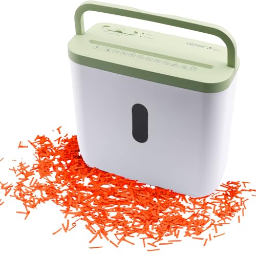 GENIE 440 X Aktenvernichter | Partikelschnitt 4x38 mm | Sicherheitsstufe P-4 | Leise 72 dB | Kompakt & Mobiler Shredder | Automatische Start-/Stopp-Funktion | Überhitzungsschutz Farbe: weiß grün GENIE 440 X Aktenvernichter | Partikelschnitt 4x38 mm | Sicherheitsstufe P-4 | Leise 72 dB | Kompakt & Mobiler Shredder | Automatische Start-/Stopp-Funktion | Überhitzungsschutz Farbe: weiß grün von GENIE