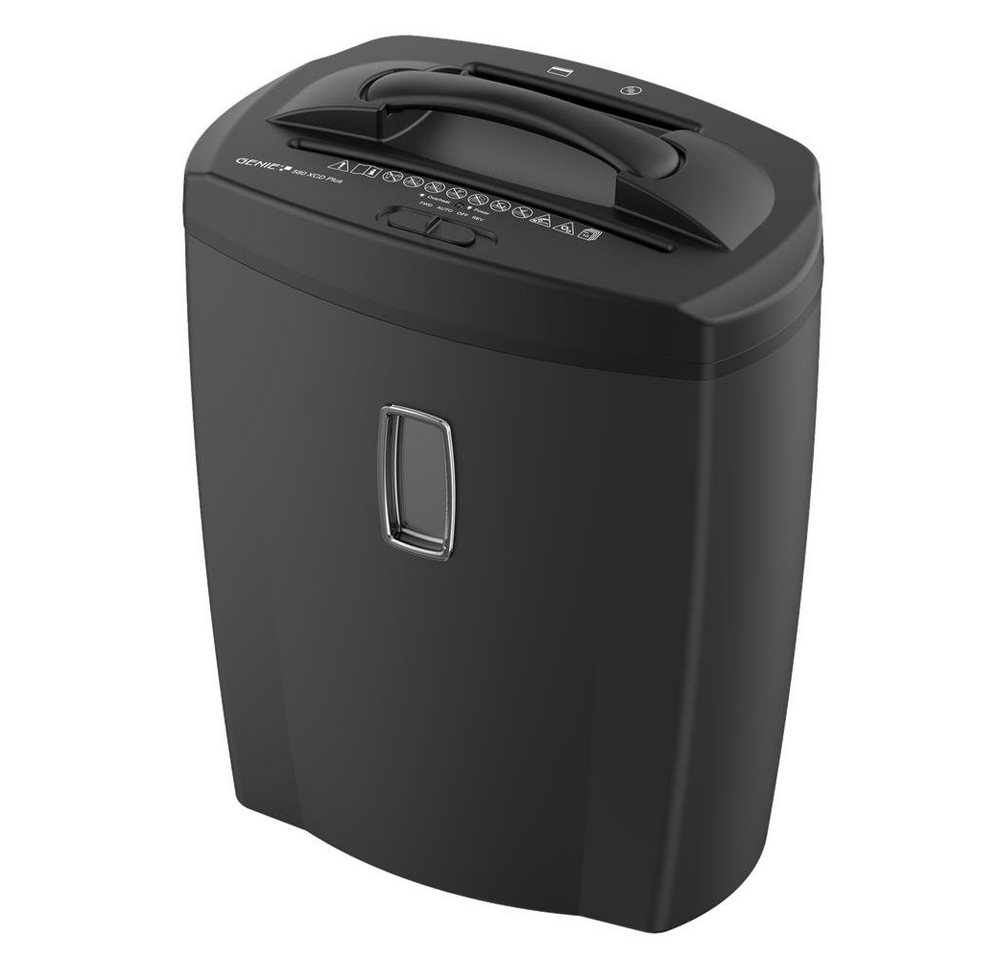 GENIE Aktenvernichter 580 XCD Plus, Partikelschnitt, CD DVD Vernichtung, 21 Liter Korb, schwarz von GENIE