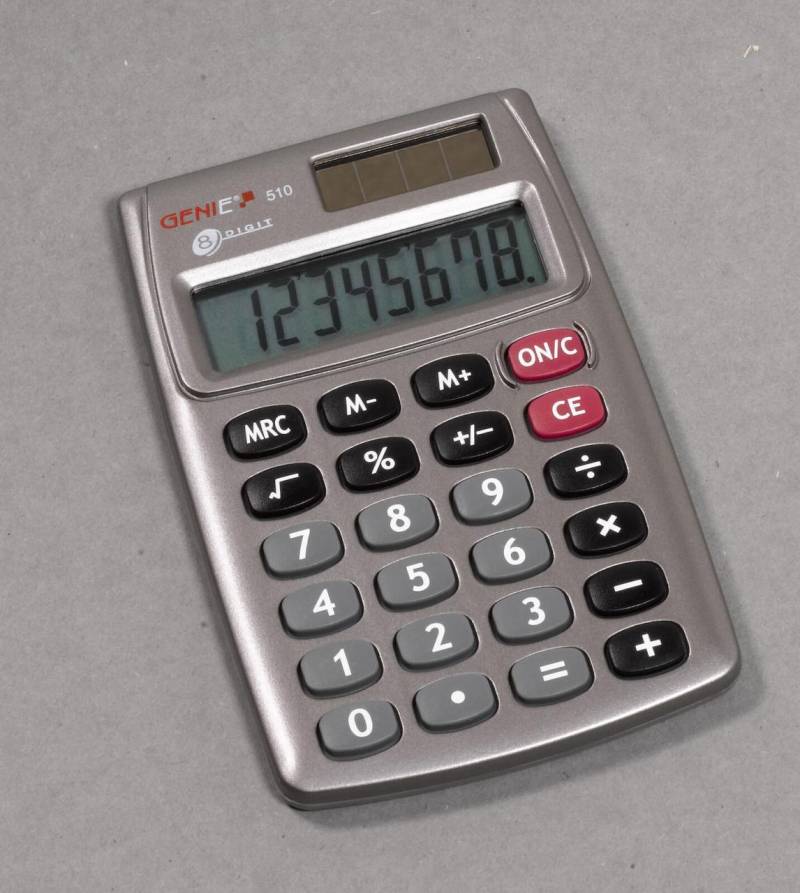 GENIE Taschenrechner 510 silber von GENIE