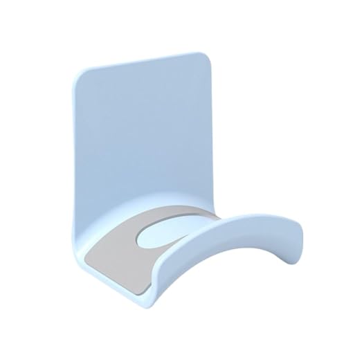 Universeller Kopfhörerständer, selbstklebende Kunststoff-Wandhalterung, Aufhänger unter dem Schreibtisch, Headset-Halterung, Unterstützung für Gaming-Kopfhörer-Halterung (blaue Wandhalterung) von GENODA