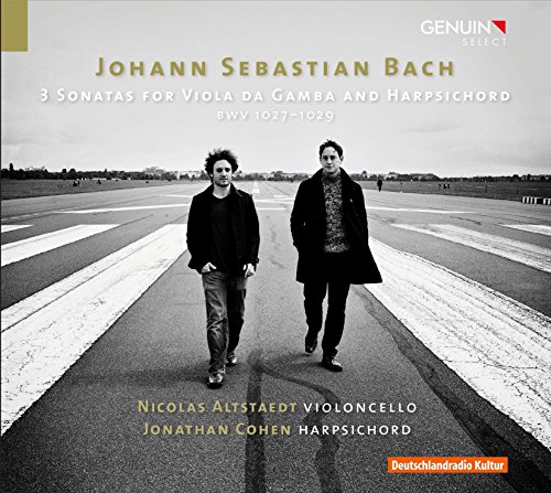 Johann Sebastian Bach: 3 Sonaten für Viola da Gamba & Cembalo BWV 1027-1029 von GENUIN