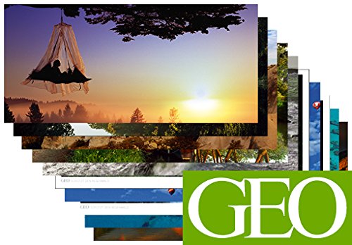 10er-Set: Postkarten PANORAMA +++ MIX SET Nr. 1 von modern times +++ 10 schöne GEO PANORAMA XXL-Motive +++ perfekt für POSTCROSSING +++ ohne deutschen Text! von GEO