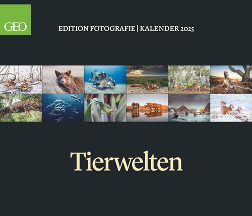 GEO Edition: Tierwelten 2025 - Wand-Kalender - Tier-Kalender - 70x60: Posterkalender von GEO