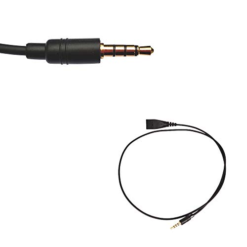 GEQUDIO 3,5mm-Klinke-Kabel einzeln - kompatibel mit FritzFon C6 X6, MacBook, Smartphone, Speedphone, Notebook, PC, Laptop von GEQUDIO