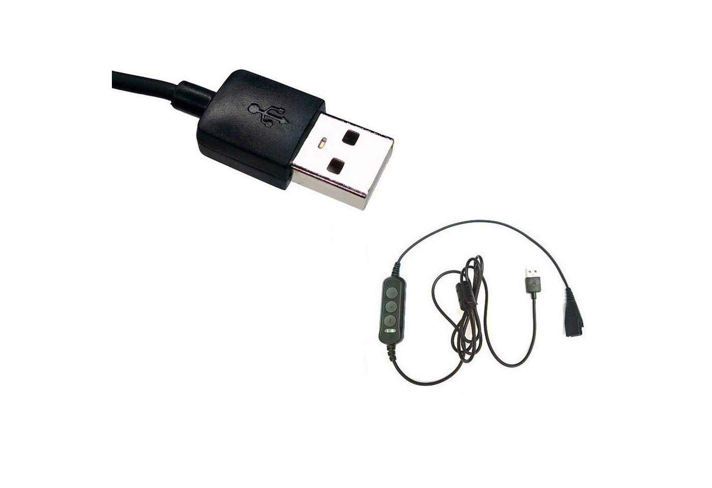 GEQUDIO Audio-Kabel, USB-A, (160 cm), USB Kabel kompatibel mit PC und Mac von GEQUDIO