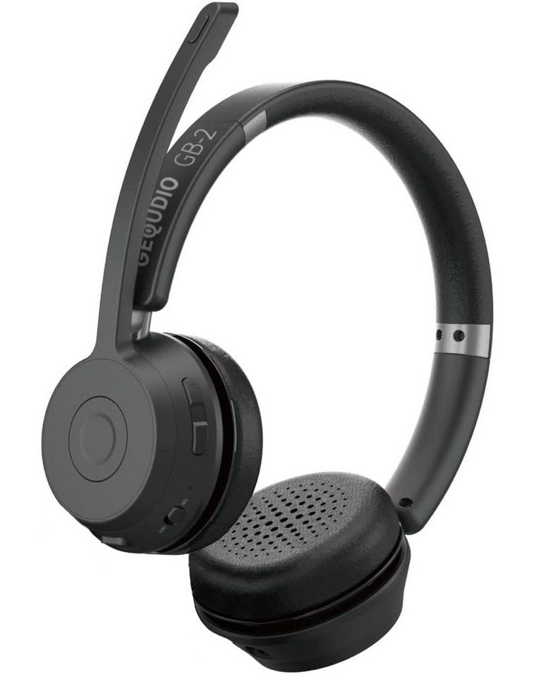 GEQUDIO GB-2 Bluetooth Wireless-Headset (Wireless Kopfhörer mit Mikrofon / Geräuschunterdrückung / Standby 500h) von GEQUDIO