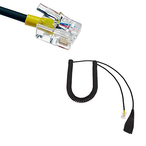GEQUDIO RJ-Kabel einzeln für GX3+ GX5+ kompatibel mit Mitel, Aastra, GEQUDIO, Poly/Polycom und Gigaset-RJ Telefon von GEQUDIO