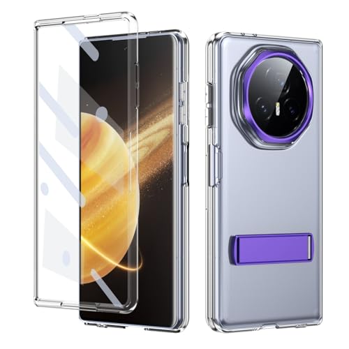 GERHGJUK Handy-Geldbörsenhülle Kompatibel mit Honor Magic V3-Hülle mit Displayschutz, Standmodi-Ständer for V3-Abdeckung, stoßfeste, leichte Schutzhülle in Militärqualität, kristallklar(Purple) GERHGJUK Handy-Geldbörsenhülle Kompatibel mit Honor Magic V3-Hülle mit Displayschutz, Standmodi-Ständer for V3-Abdeckung, stoßfeste, leichte Schutzhülle in Militärqualität, kristallklar(Purple) von GERHGJUK