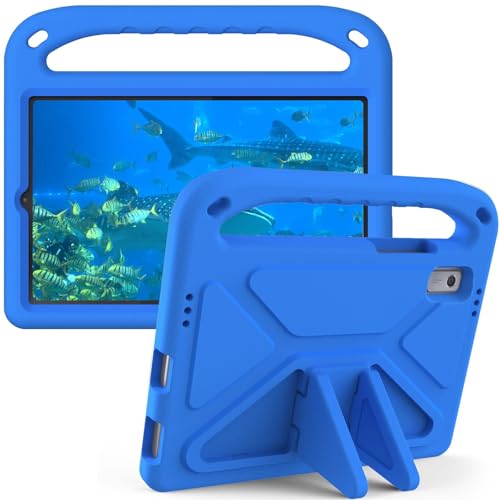 GERHGJUK Tablet PC Hüllen Abdeckung Kompatibel mit Lenovo Tab M9 (TB-310FU) 9 Zoll 2023 Hülle, stoßfest, leicht, mit Griff und Ständer, Schutzhülle, Kratzfest, aus kinderfreundlicher Eva-Schale(Blue) von GERHGJUK
