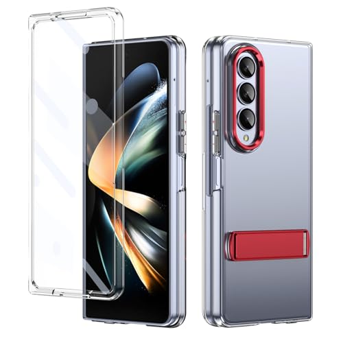 Handy-Geldbörsenhülle Compatible with Samsung Galaxy Z Fold 3 Case with Screen Protector,Stand Modes Kickstand for Z Fold 3 Cover, Military Grade Shockproof Light Weight Protective Case, Crystal Clear Handy-Geldbörsenhülle Compatible with Samsung Galaxy Z Fold 3 Case with Screen Protector,Stand Modes Kickstand for Z Fold 3 Cover, Military Grade Shockproof Light Weight Protective Case, Crystal Clear von GERHGJUK