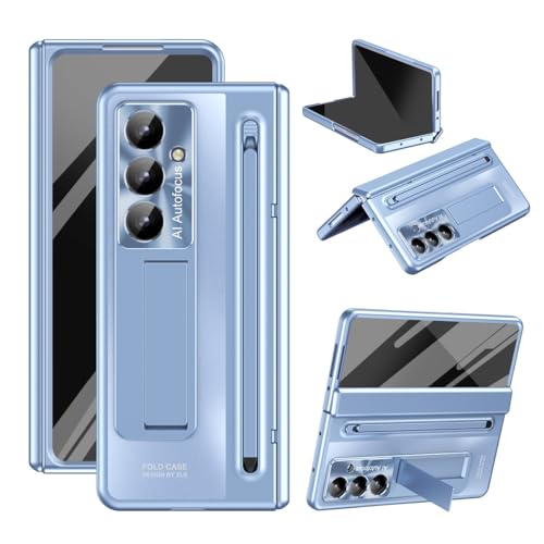 Handy-Geldbörsenhülle Compatible with Samsung Galaxy Z Fold 7 Case, with Built-in Screen Protector&S Pen, Hidden Metal Kickstand Shockproof Case Full Body Protective Phone Cover for Z Fold 7(Blue) Handy-Geldbörsenhülle Compatible with Samsung Galaxy Z Fold 7 Case, with Built-in Screen Protector&S Pen, Hidden Metal Kickstand Shockproof Case Full Body Protective Phone Cover for Z Fold 7(Blue) von GERHGJUK
