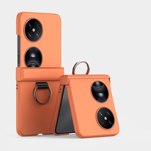 Handy-Geldbörsenhülle Harte PC-Telefonhülle mit Ringhalterung und Scharnierschutz, kompatibel mit Huawei P50 Pocket, ultradünne, faltbare Slim-Fit-Design-Hülle, stoßfeste Schutzhülle mit Fallschutz(Or Handy-Geldbörsenhülle Harte PC-Telefonhülle mit Ringhalterung und Scharnierschutz, kompatibel mit Huawei P50 Pocket, ultradünne, faltbare Slim-Fit-Design-Hülle, stoßfeste Schutzhülle mit Fallschutz(Or von GERHGJUK