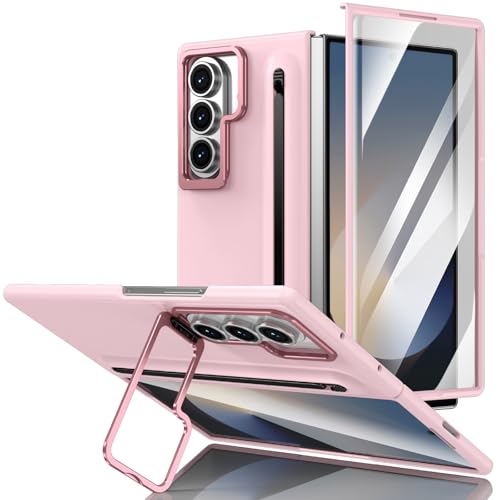 Handy-Geldbörsenhülle Kameraständer kompatibel mit Samsung Galaxy Z Fold 7 Hülle mit integriertem neuen kompakten S-Pen-Steckplatz, Hülle mit Displayschutzfolie, Schutzhülle der Folding-Serie mit norm Handy-Geldbörsenhülle Kameraständer kompatibel mit Samsung Galaxy Z Fold 7 Hülle mit integriertem neuen kompakten S-Pen-Steckplatz, Hülle mit Displayschutzfolie, Schutzhülle der Folding-Serie mit norm von GERHGJUK
