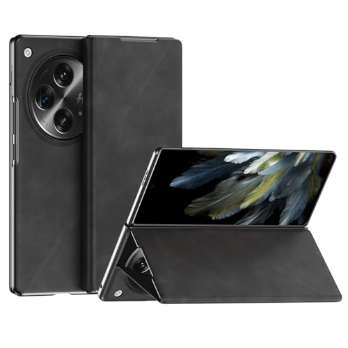 Handy-Geldbörsenhülle Klapphülle kompatibel mit Oneplus Open, Klapphülle aus hochwertigem Wildleder mit harter PC-Rückseite, schlanke, leichte Folio-Hülle mit Magnetverschluss und Ständer, kompatibel Handy-Geldbörsenhülle Klapphülle kompatibel mit Oneplus Open, Klapphülle aus hochwertigem Wildleder mit harter PC-Rückseite, schlanke, leichte Folio-Hülle mit Magnetverschluss und Ständer, kompatibel von GERHGJUK