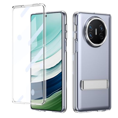 Handy-Geldbörsenhülle Kompatibel mit Huawei Mate X3-Hülle mit Displayschutz, Standmodi-Ständer Compatible with X3-Abdeckung, stoßfeste, leichte Schutzhülle in Militärqualität, kristallklar(Sliver) Handy-Geldbörsenhülle Kompatibel mit Huawei Mate X3-Hülle mit Displayschutz, Standmodi-Ständer Compatible with X3-Abdeckung, stoßfeste, leichte Schutzhülle in Militärqualität, kristallklar(Sliver) von GERHGJUK