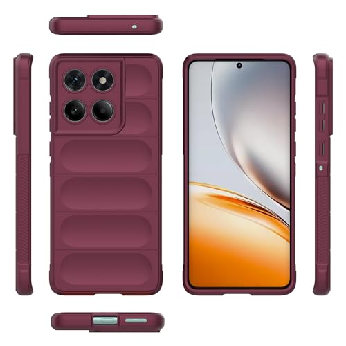 Handy-Geldbörsenhülle Kompatibel mit Motorola Edge 60 Fusion 5G (ausländische Version). Handyhülle aus Silikon. Schlanke Hülle. Rundumschutz. Stoßfest. Kratzfest. Weiche Innenhülle aus beflockter Fase von GERHGJUK