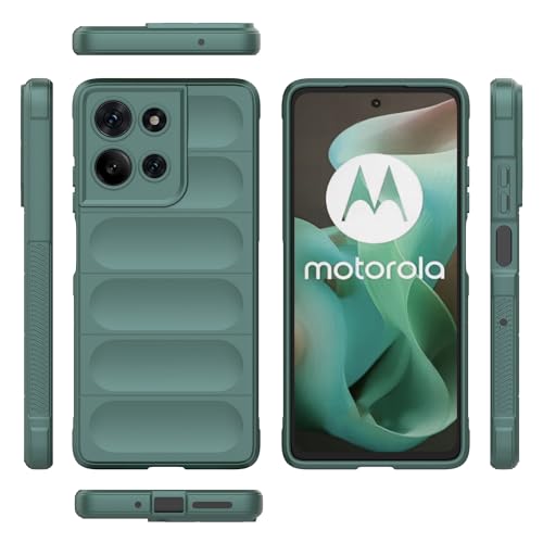 Handy-Geldbörsenhülle Kompatibel mit Motorola Moto G75 5G (ausländische Version). Handyhülle aus Silikon. Schlanke Hülle. Rundumschutz. Stoßfest. Kratzfest. Weiche Innenfaser-Beflockungshülle. Kompati von GERHGJUK
