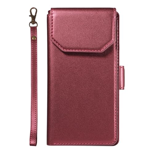Handy-Geldbörsenhülle Kompatibel mit Samsung Galaxy A52 4G/5G, Brieftaschen-Hülle mit Kartenhalter for Damen und Herren, modische PU-Lederhülle, seitliche Schnalle, Handschlaufe, Brieftaschen-Handyhül Handy-Geldbörsenhülle Kompatibel mit Samsung Galaxy A52 4G/5G, Brieftaschen-Hülle mit Kartenhalter for Damen und Herren, modische PU-Lederhülle, seitliche Schnalle, Handschlaufe, Brieftaschen-Handyhül von GERHGJUK